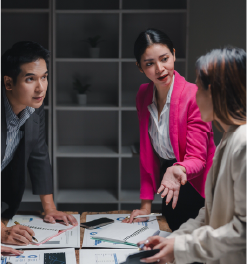 Woman with fresh vegetables